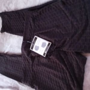 Love University black leggings 3X